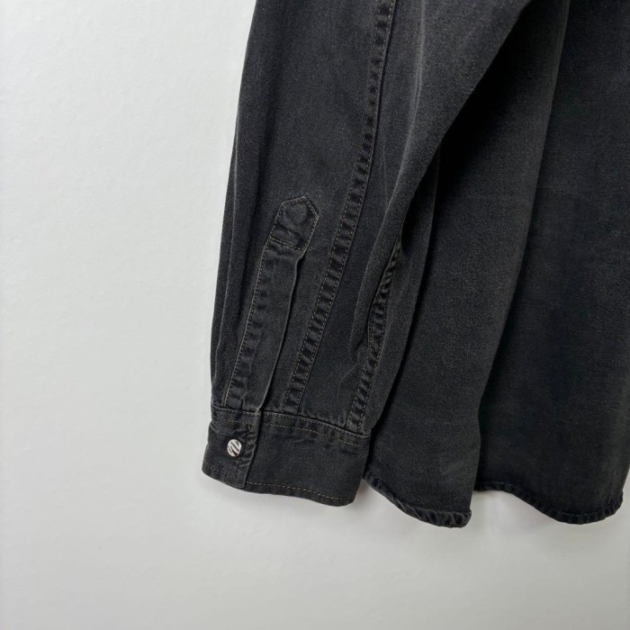 90s リーバイス デニムシャツ ウエスタンシャツ 長袖 ブラック XL | Vintage.City 빈티지숍, 빈티지 코디 정보