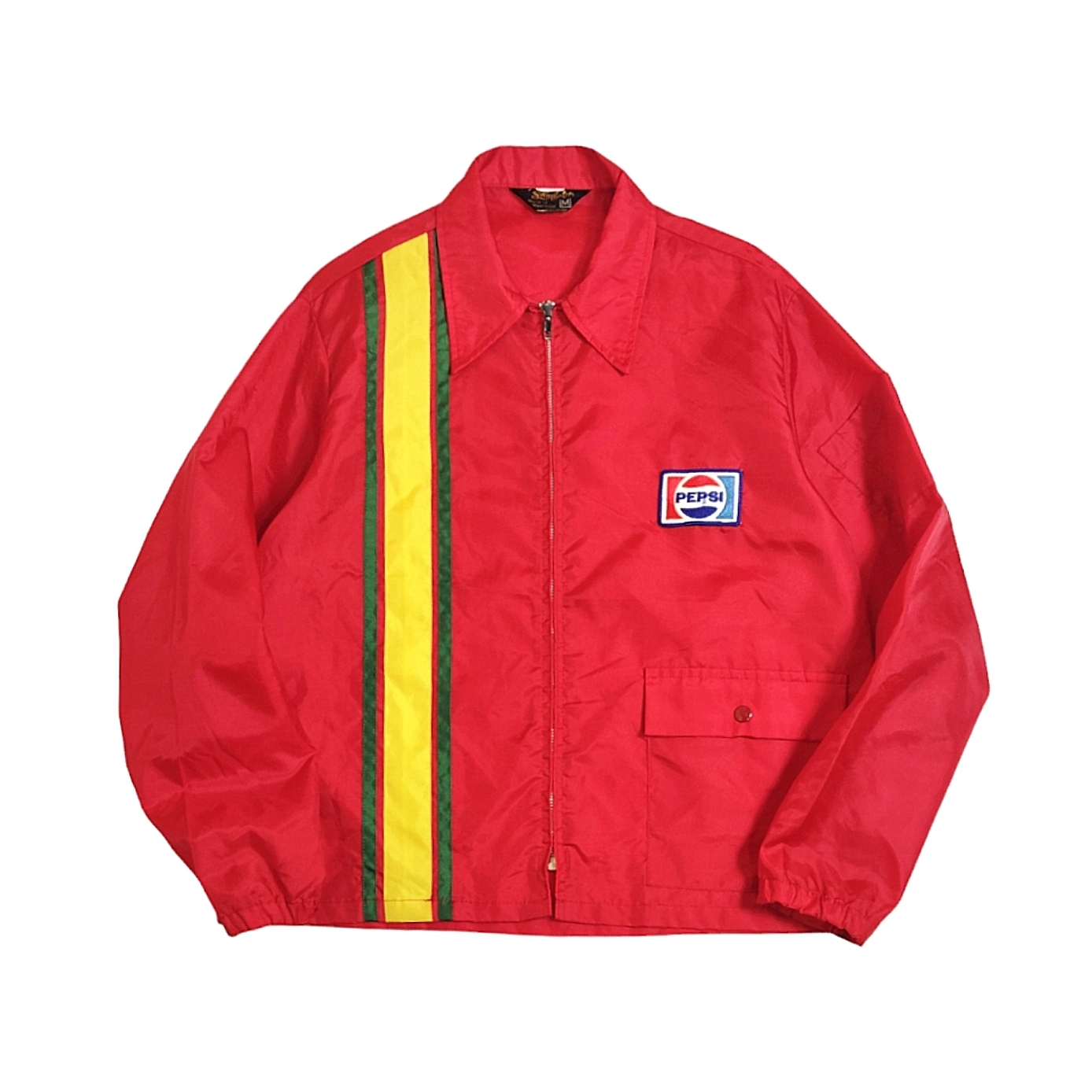 Swingster / Zip up Nylon Racing Jacket with Patch | Vintage.City