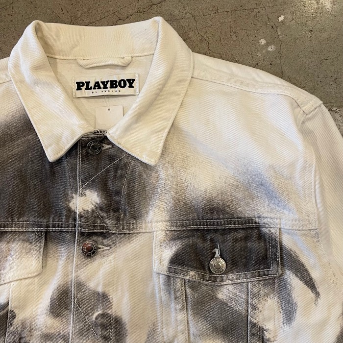 PLAYBOY by PACSUN design denim jacket | Vintage.City 古着屋、古着コーデ情報を発信