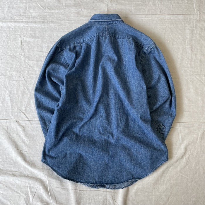 80’s~90’s Ralph Lauren/ラルフローレン デニムシャツ The Big Shirt レディース古着 fcl-333 | Vintage.City 古着屋、古着コーデ情報を発信