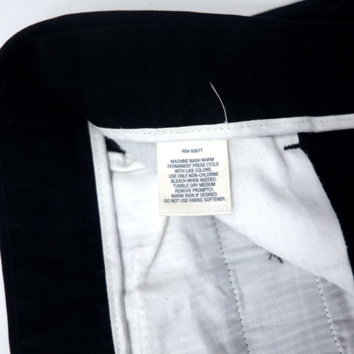 ST JOHN'S BAY クラシックフィット チノパンツ 32 ブラック コットン WORRY FREE | Vintage.City 古着屋、古着コーデ情報を発信
