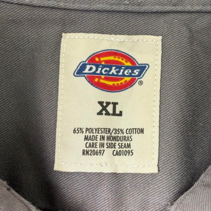 USA古着 Dickies ワークシャツ 長袖シャツ ワンポイント グレー XL | Vintage.City 빈티지숍, 빈티지 코디 정보