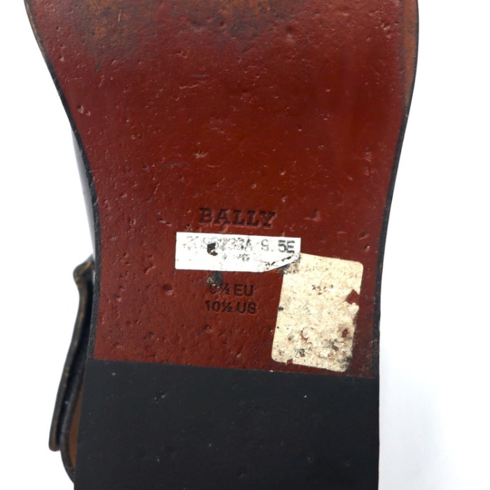 BALLY オープントゥ レザー サンダル PALANDINO 28.5cm ブラック バックストラップ スイス製 | Vintage.City 빈티지숍, 빈티지 코디 정보