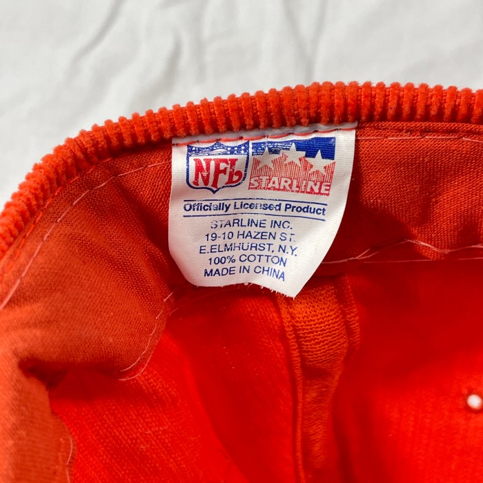 80s-90s アメリカ NFL デンバー・ブロンコス 刺繍ロゴ 5パネル コーデュロイキャップ | Vintage.City 古着屋、古着コーデ情報を発信