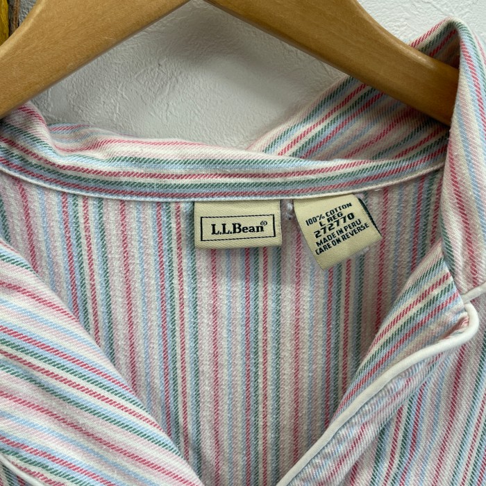 L.L.Bean エルエルビーン／ストライプ ロング シャツ | Vintage.City 古着屋、古着コーデ情報を発信