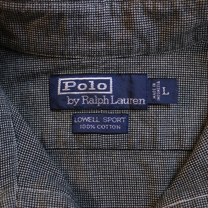 Polo Ralph Lauren / LOWELL SPORT L/S Shirt / ポロラルフローレン 長袖チェックシャツ L | Vintage.City 빈티지숍, 빈티지 코디 정보