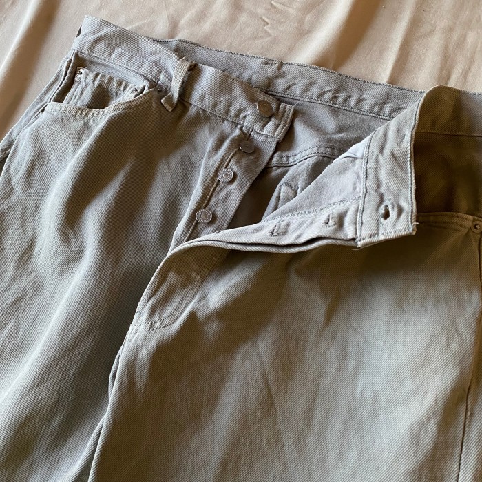 90's USA made / 《Levi's》 501 light grey denim pants リーバイス デニムパンツ アメリカ製 | Vintage.City 빈티지숍, 빈티지 코디 정보