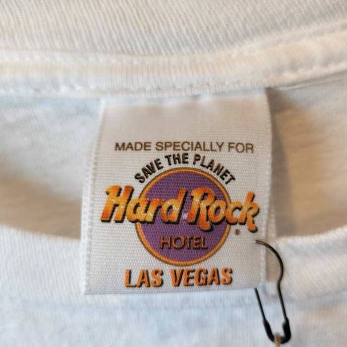 Hard Rock  HOTEL  LAS VEGAS　ハードロックカフェ　半袖　Tシャツ　チビT  ハードロックホテル　ヴィンテージ　人気カラー　ホワイト　Y2K　ユニセックス　ストリート　アメカジ　古着 | Vintage.City 古着屋、古着コーデ情報を発信