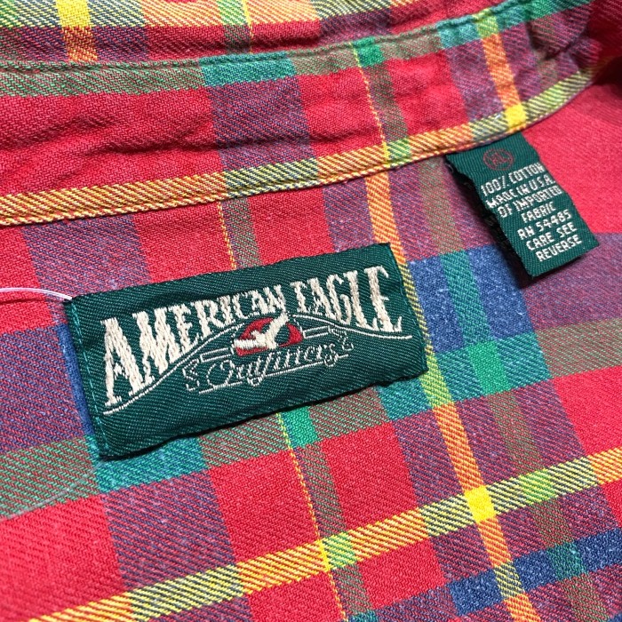 90s American Eagle アメリカンイーグル 長袖シャツ チェックシャツ | Vintage.City 빈티지숍, 빈티지 코디 정보