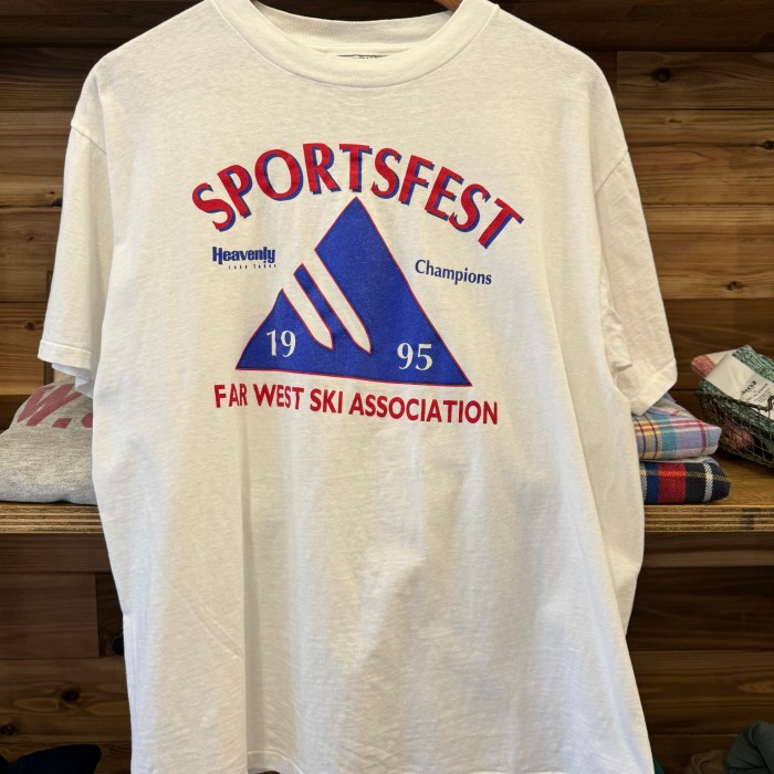 1995s SPORTSFEST FAR WEST SKI ASSOCIATION Tシャツ Lサイズ 【000131】 | Vintage.City 古着屋、古着コーデ情報を発信