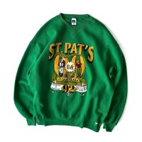 90's RUSSELL ST.PAT'S USA Sweat Shirt ラッセル スウェット トレーナー 緑 | Vintage.City Vintage Shops, Vintage Fashion Trends