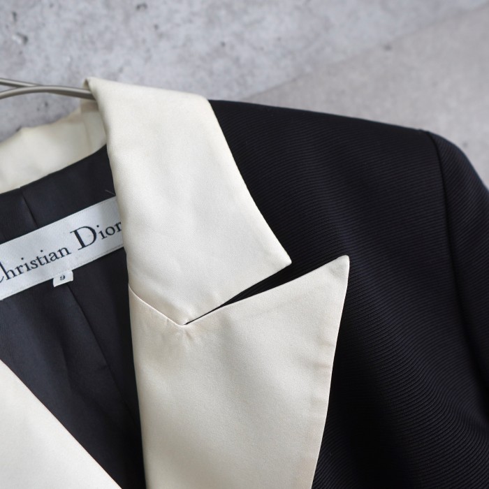 Christian Dior / クリスチャンディオール テーラードジャケット / その他ジャケット / その他コート 1980年代製 / ロング丈 / bi-color Mサイズ相当 | Vintage.City 古着屋、古着コーデ情報を発信
