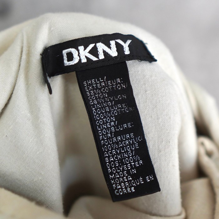 DKNY / ダナキャラン フーデッドジャケット / シェルジャケット / ボアジャケット / その他ジャケット フライフロント / 取り外し可能なボアライナー付き Mサイズ | Vintage.City 古着屋、古着コーデ情報を発信