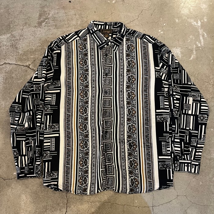 Sangi design rayon shirt(made in USA) | Vintage.City 古着屋、古着コーデ情報を発信