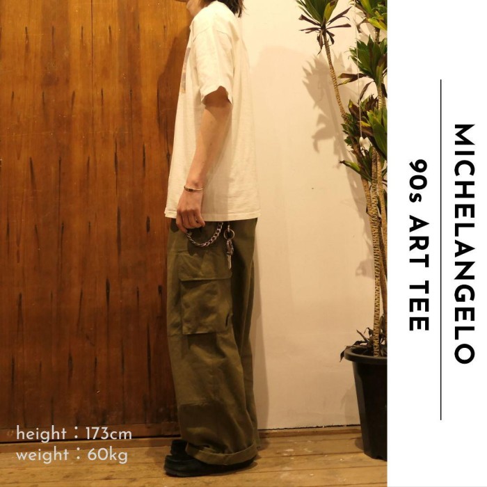 VINTAGE 90s L Art Tee -Michelangelo- | Vintage.City 古着屋、古着コーデ情報を発信