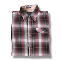 USED M-L Rayon Ombre Check Shirt -Arrow- | Vintage.City Vintage Shops, Vintage Fashion Trends