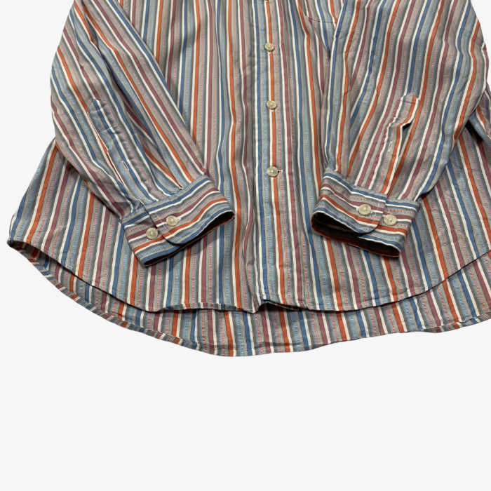 【Faconnable】コットンストライプシャツ USA製 | Vintage.City 古着屋、古着コーデ情報を発信