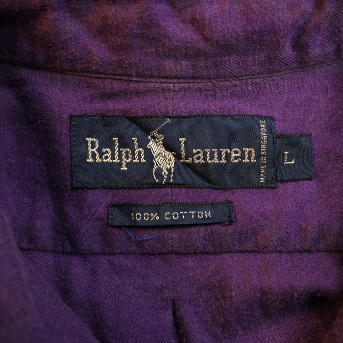 Polo Ralph Lauren / BD L/S Shirt / ポロラルフローレン ボタンダウン 長袖シャツ L | Vintage.City 빈티지숍, 빈티지 코디 정보