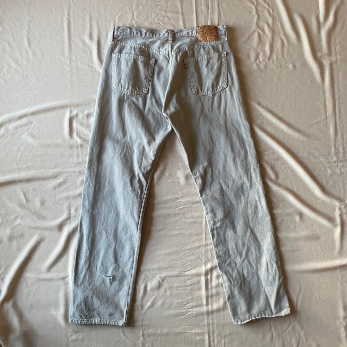 90's USA made / 《Levi's》 501 light grey denim pants リーバイス デニムパンツ アメリカ製 | Vintage.City 빈티지숍, 빈티지 코디 정보