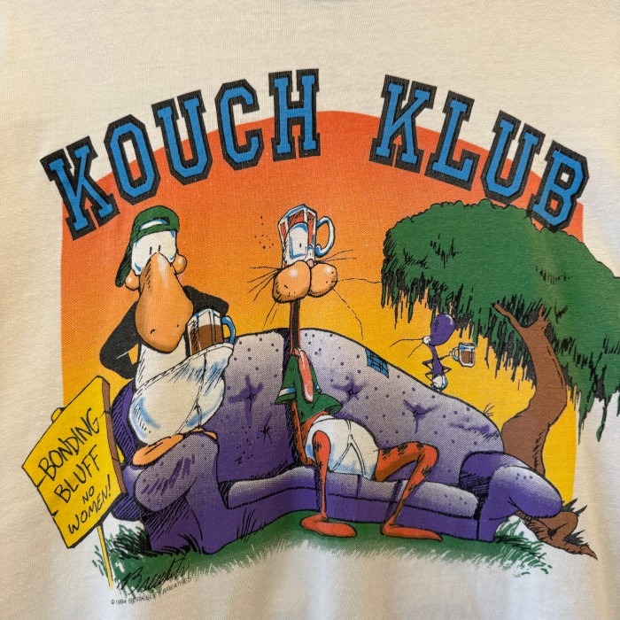 1994s BERKELEY BREATHED KOUCH KLUB Hanes Tシャツ USA製 2XL 【000084】 | Vintage.City 古着屋、古着コーデ情報を発信