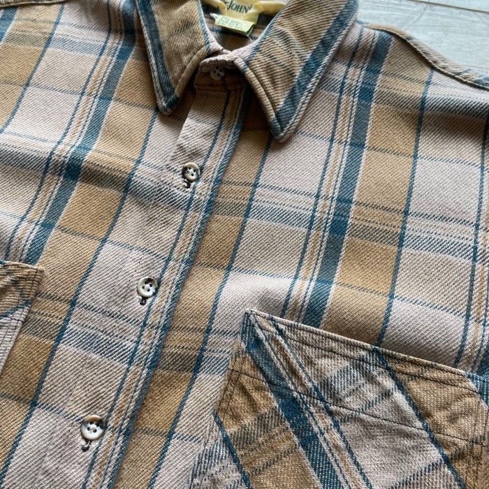 90's Heavy Flannel shirt ST John's Bay                                                         古着　us古着　ヘビネル　ネルシャツ　90年代 | Vintage.City 古着屋、古着コーデ情報を発信