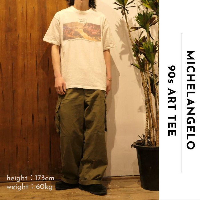 VINTAGE 90s L Art Tee -Michelangelo- | Vintage.City Vintage Shops, Vintage Fashion Trends