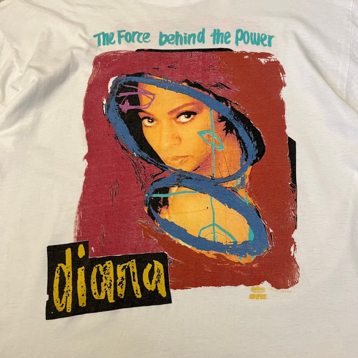 90's R&B Diana Ross t-shirt/90年代　アールアンドビー　ダイアナ・ロス　ティーシャツ | Vintage.City 빈티지숍, 빈티지 코디 정보
