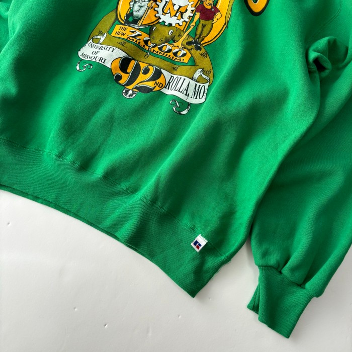 90's RUSSELL ST.PAT'S USA Sweat Shirt ラッセル スウェット トレーナー 緑 | Vintage.City 古着屋、古着コーデ情報を発信