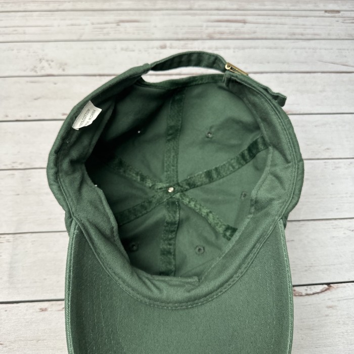 WWF パンダ　コットンキャップ　フリーサイズ　緑　くすみカラー　アニマル　帽子  古着 | Vintage.City 빈티지숍, 빈티지 코디 정보