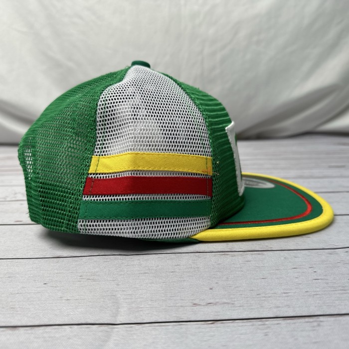 7UP　メッシュキャップ　フリーサイズ　緑　白　帽子  古着 | Vintage.City 古着屋、古着コーデ情報を発信