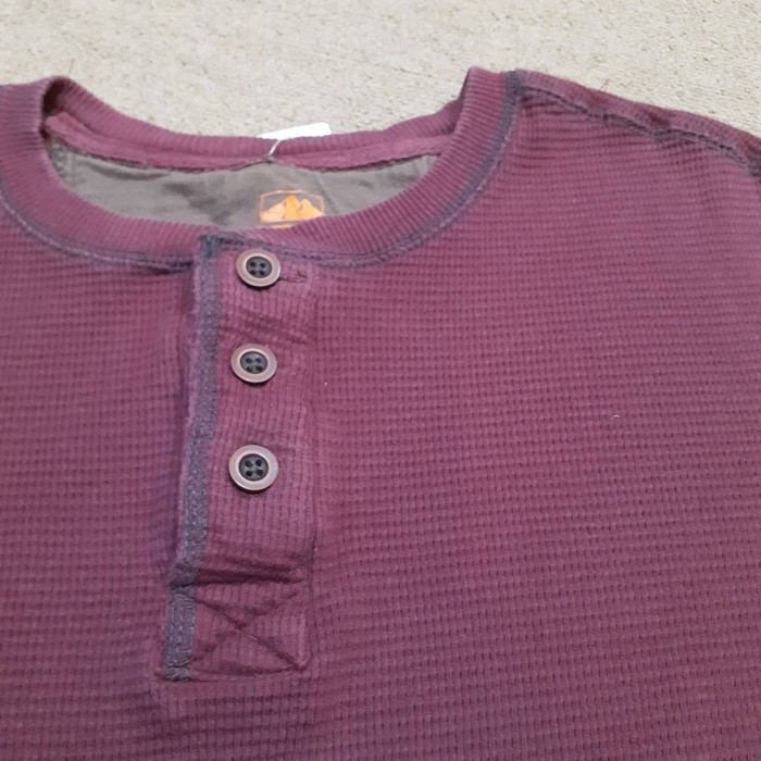 NORTHWEST henley neck thermal t-shirt | Vintage.City 古着屋、古着コーデ情報を発信