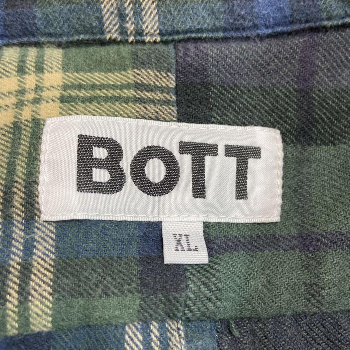 BoTT Box Flannel L/S Shirt　size XL.XXL 配送B ボット　ボックスフランネルシャツ　チェック | Vintage.City 古着屋、古着コーデ情報を発信