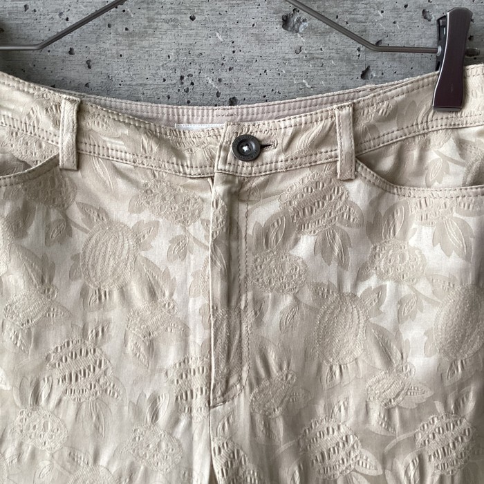 plant woven pattern pants | Vintage.City 古着屋、古着コーデ情報を発信