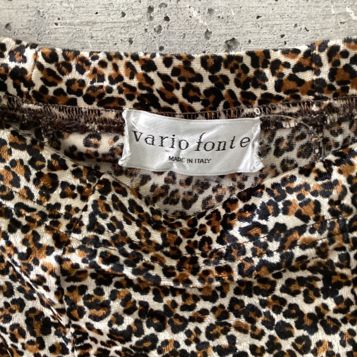 Made in Italy leopard print long skirt | Vintage.City 古着屋、古着コーデ情報を発信