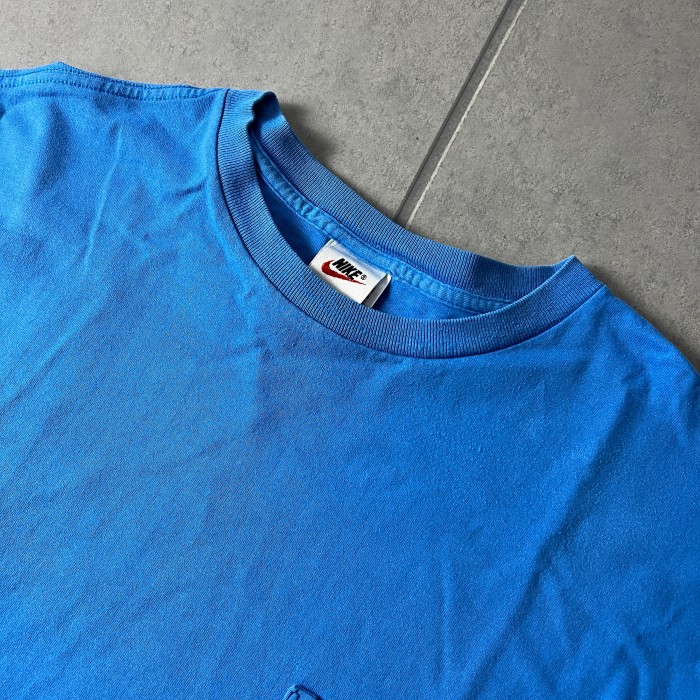 NIKE ナイキ ポケットTシャツ スウォッシュ刺繍 90S 90'S アメリカ製 MADE IN USA  ブルー XL 11229 | Vintage.City 古着屋、古着コーデ情報を発信