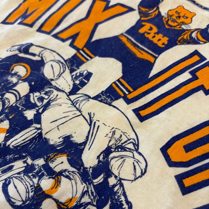 90s USA製 vintage t-shirt フルーツオブザルーム ピッツバーグ大学 カレッジ hockey シングルステッチ Tシャツ Lサイズ | Vintage.City 古着屋、古着コーデ情報を発信