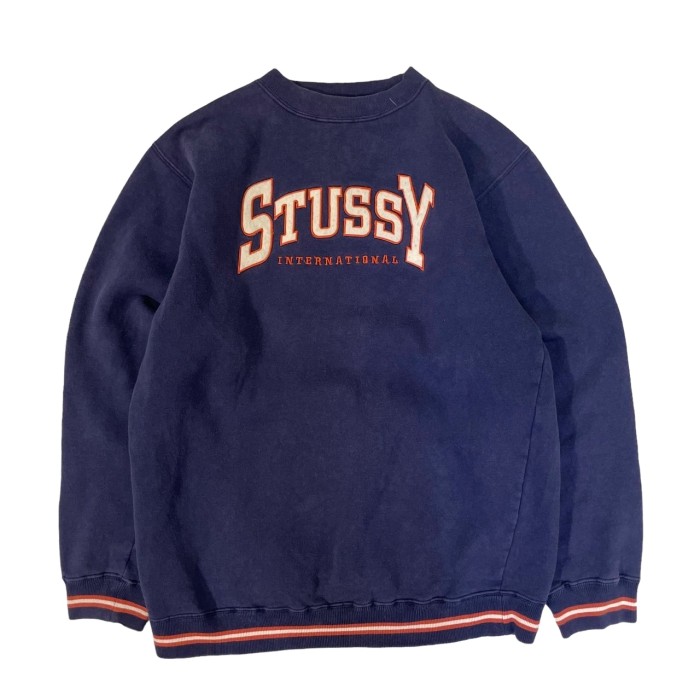 1990's stussy / embroidery sweat #F227 | Vintage.City 古着屋、古着コーデ情報を発信