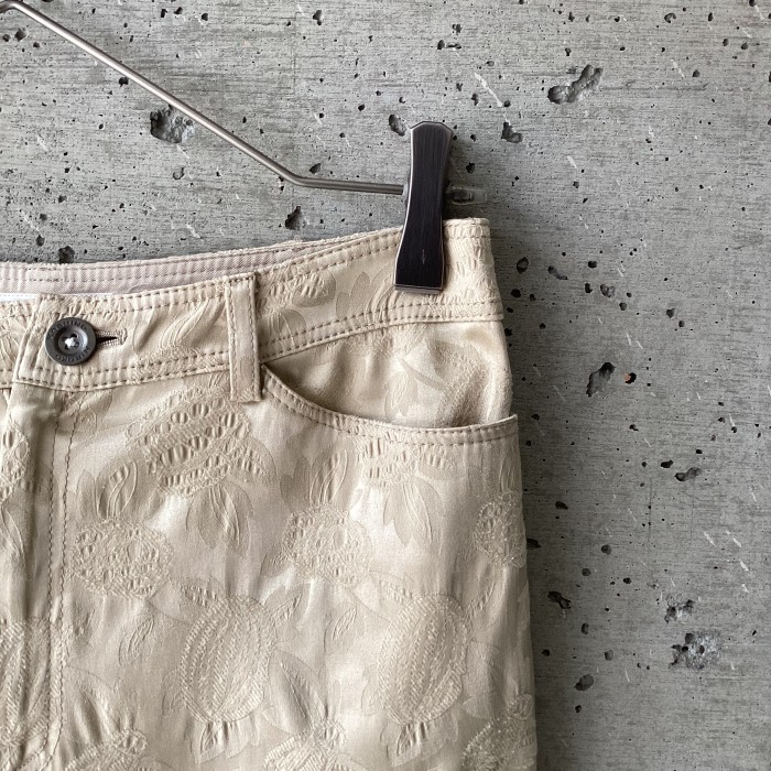 plant woven pattern pants | Vintage.City 古着屋、古着コーデ情報を発信