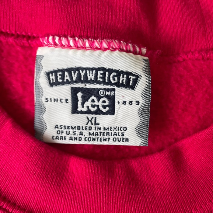 90’s Lee / リー スウェット 無地スウェット トレーナー HEAVY WEIGHT ピンク ノームコア アメカジ fc-1723 | Vintage.City 古着屋、古着コーデ情報を発信