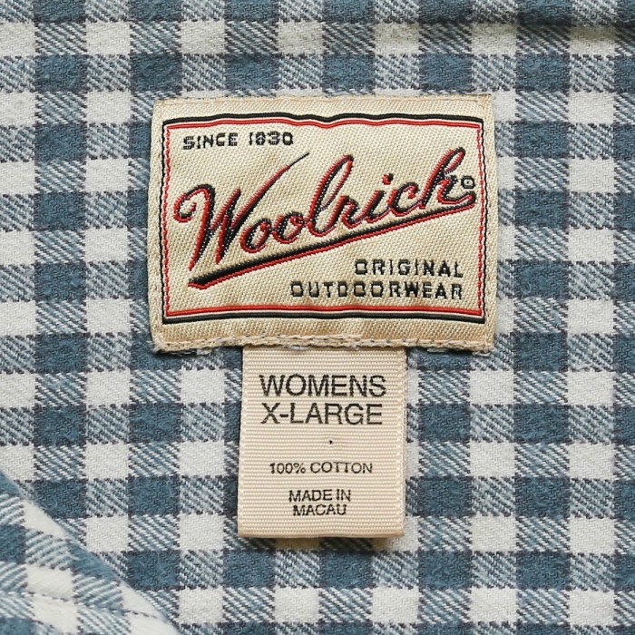 ウールリッチ Woolrich フランネルシャツ 長袖シャツ チェック柄 ブルー XLサイズ 古着【UR-0247】 | Vintage.City Vintage Shops, Vintage Fashion Trends