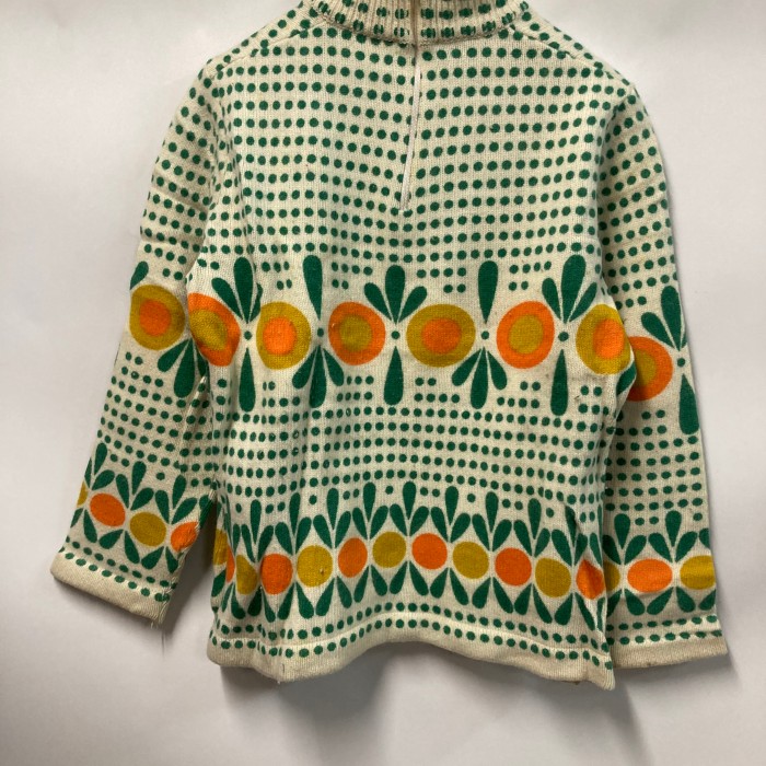 80’s vintage MITSUKOSHI レトロニット セーター M | Vintage.City 古着屋、古着コーデ情報を発信