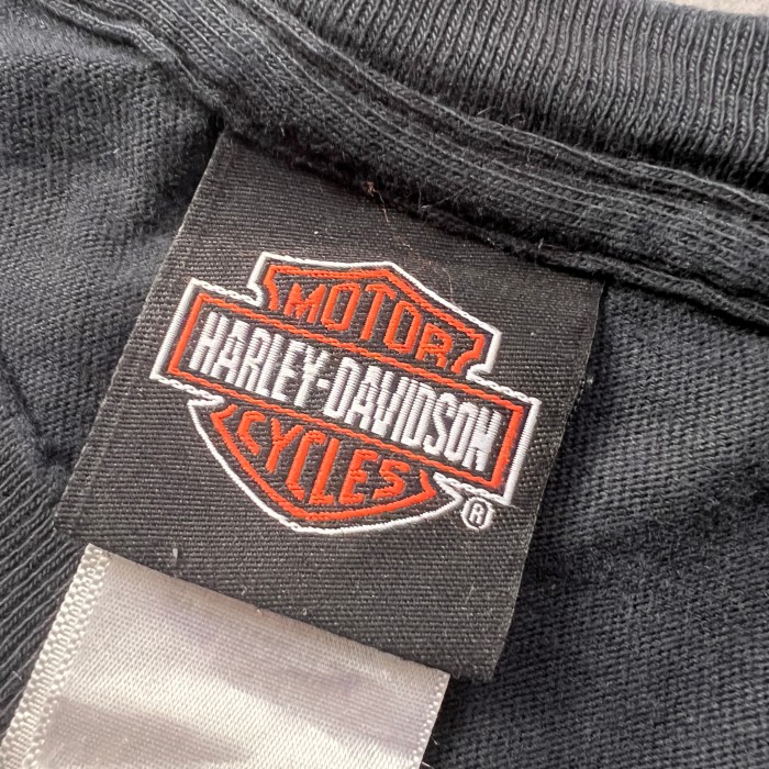 HARLEY DAVIDSON ハーレーダビッドソン ロゴプリントTシャツ スカルプリント バックプリント ブラック XL 11112 | Vintage.City 古着屋、古着コーデ情報を発信