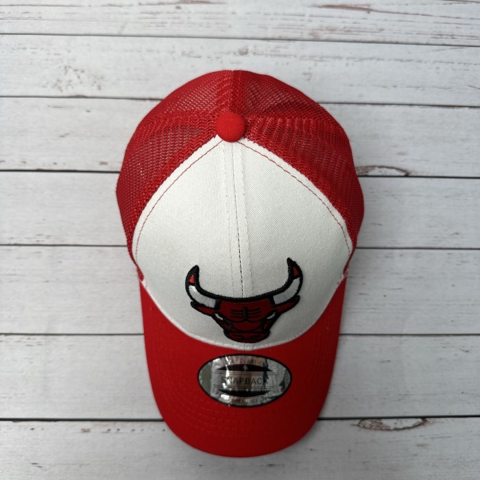 シカゴ・ブルズ　NBA　メッシュキャップ　フリーサイズ　赤　白　帽子  古着 | Vintage.City 古着屋、古着コーデ情報を発信