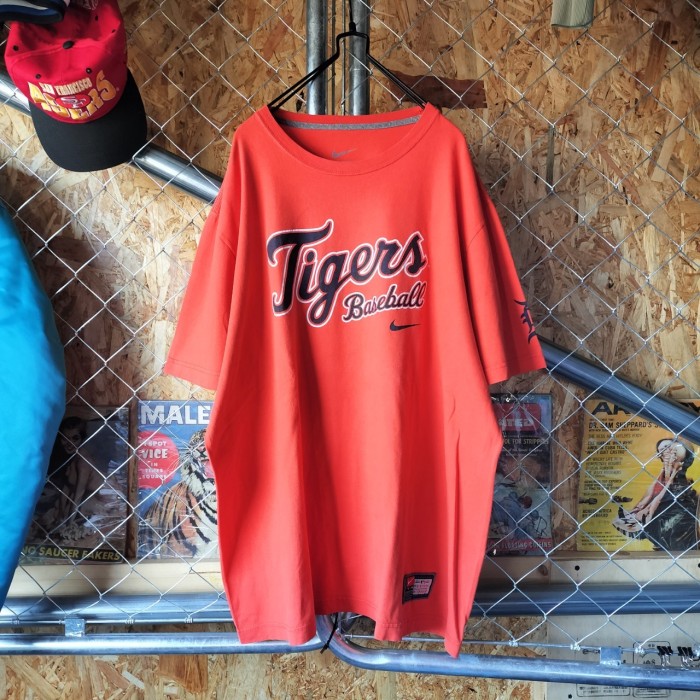 ナイキ　NIKE MLB デトロイトタイガース　半袖Tシャツ　オレンジ　ビッグサイズ　ユニセックス　アメカジ　ストリート　古着 | Vintage.City 빈티지숍, 빈티지 코디 정보