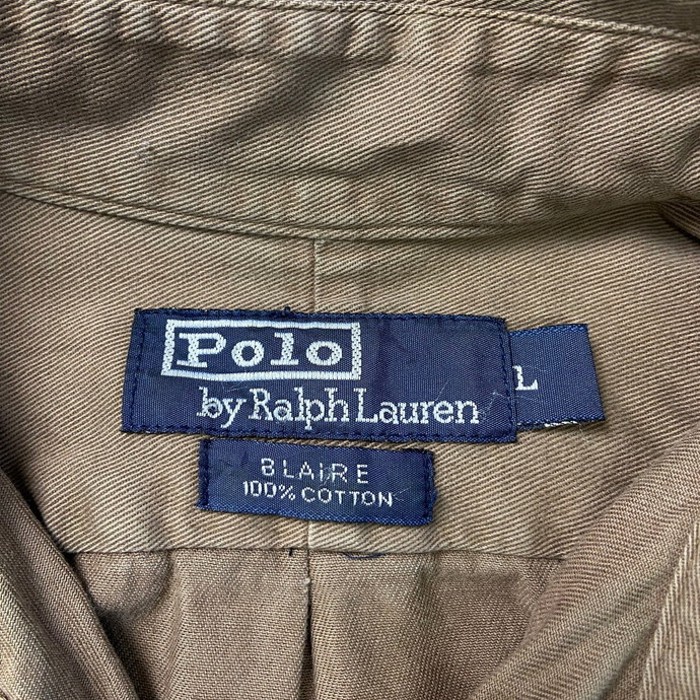 Polo by Ralph Lauren ポロバイラルフローレン コットンツイルシャツ BLAIRE ボタンダウン メンズXL相当 | Vintage.City 古着屋、古着コーデ情報を発信