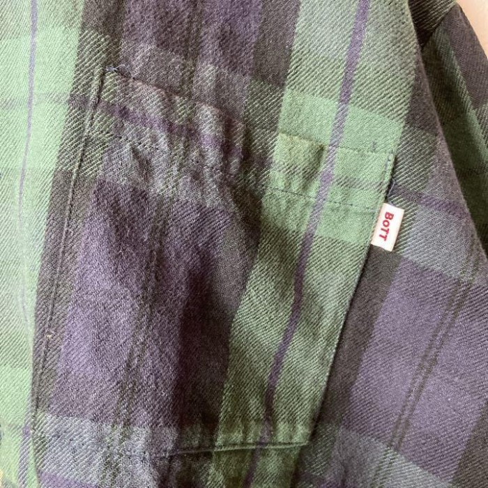 BoTT Box Flannel L/S Shirt　size XL.XXL 配送B ボット　ボックスフランネルシャツ　チェック | Vintage.City 빈티지숍, 빈티지 코디 정보