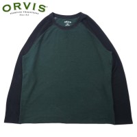 ORVIS ロングスリーブ ラグラン Tシャツ ロンT XL グレー レーヨン ポリエステル ビッグサイズ | Vintage.City 古着屋、古着コーデ情報を発信