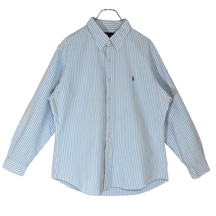 Ralph Lauren ストライプシャツ XL 刺繍ロゴ ワンポイントロゴ | Vintage.City 古着屋、古着コーデ情報を発信