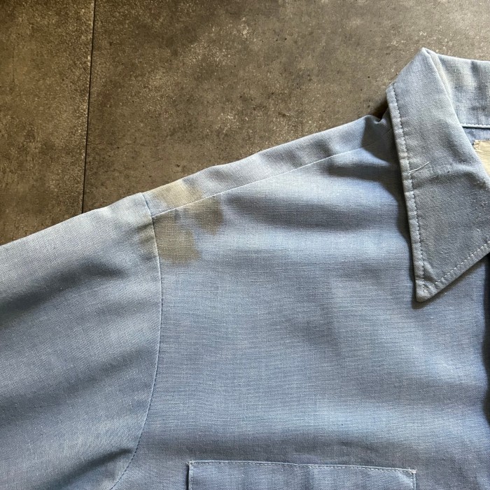 70s80s sears シアーズ ワークシャツ USA製 L ライトブルー | Vintage.City 古着屋、古着コーデ情報を発信