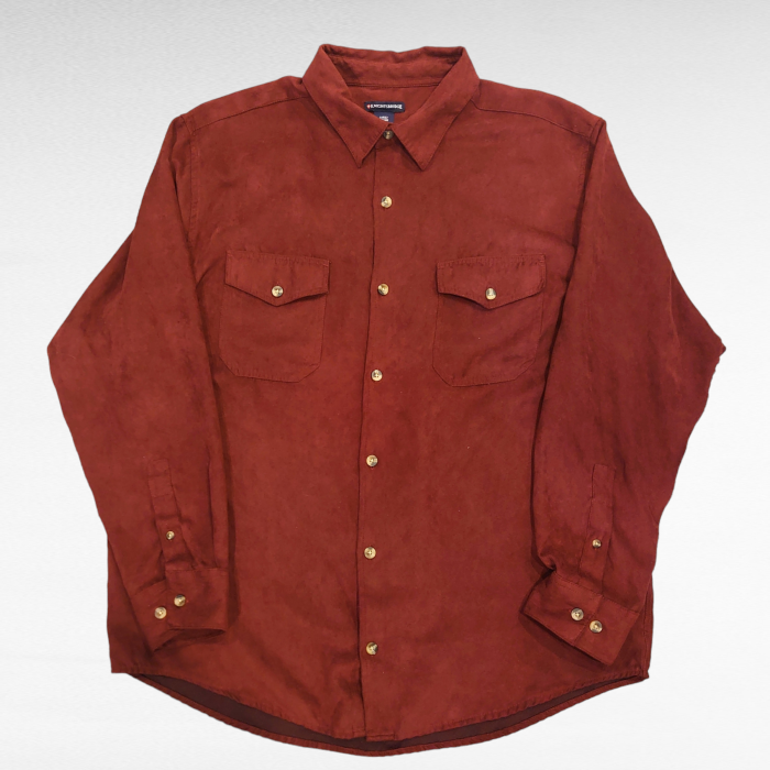 KNIGHTSBRIDGE fake suede shirt | Vintage.City 빈티지숍, 빈티지 코디 정보